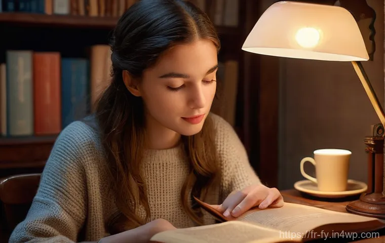 ASMR의 치료적 가능성 탐구 - **Prompt 1: Cozy French ASMR Reading**
    A close-up, softly lit shot of a young French woman with ...