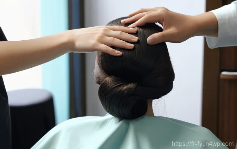 ASMR의 치료적 가능성 탐구 - **Prompt 2: Parisian Café Tapping & Brushing ASMR**
    A top-down view of a pair of well-manicured ...